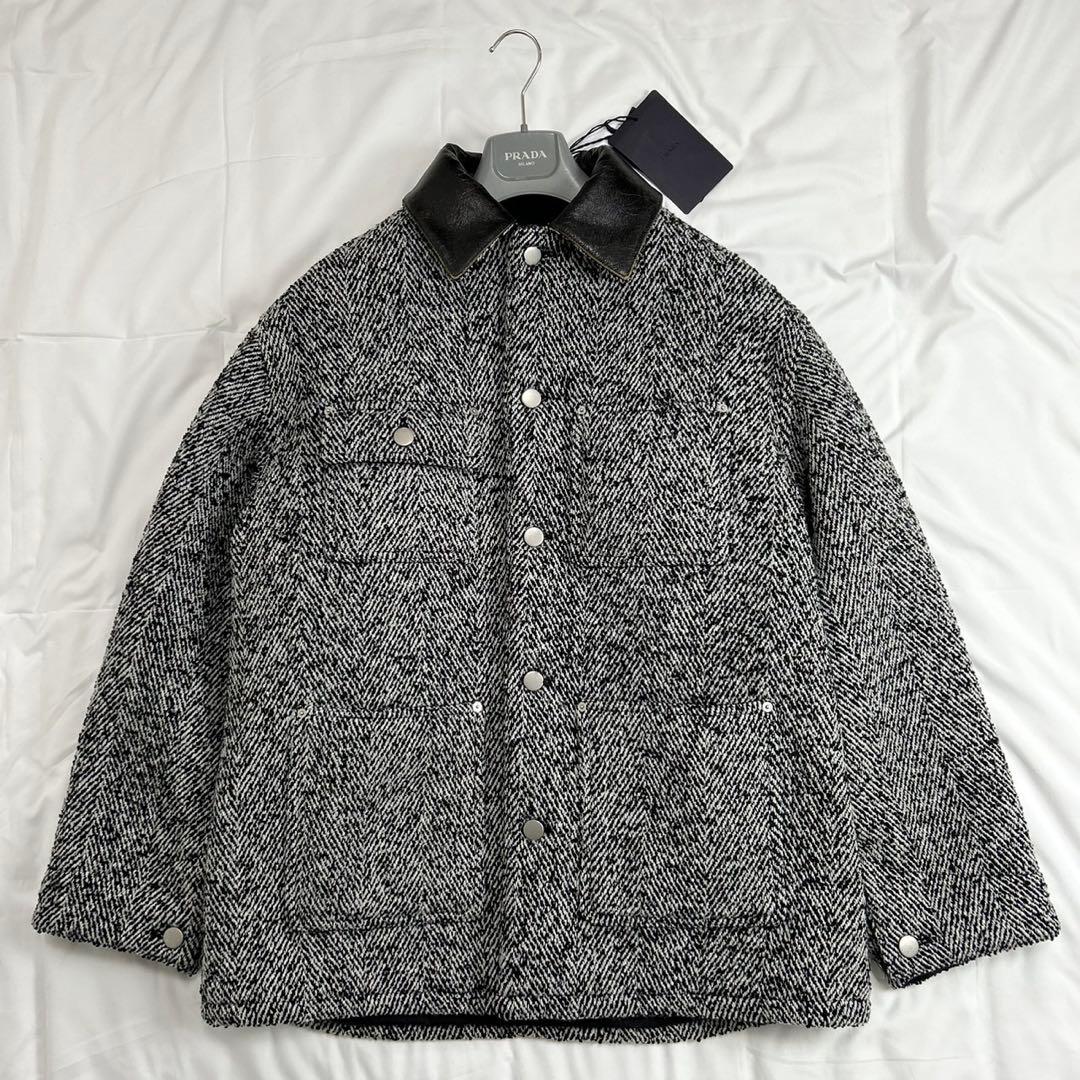 未使用品 24AW PRADA プラダ ウールブレンド セットアップ