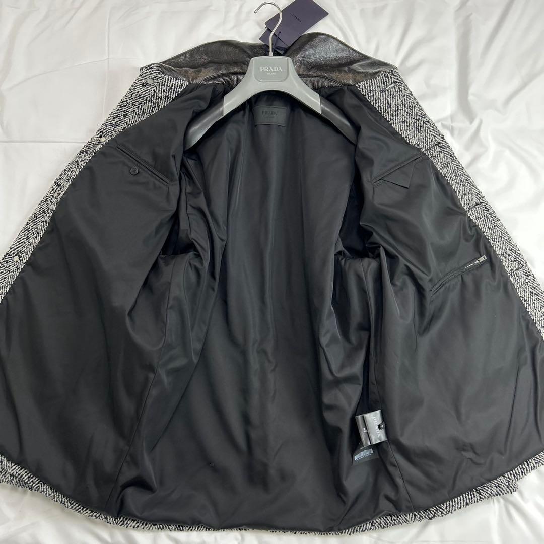 未使用品 24AW PRADA プラダ ウールブレンド セットアップ