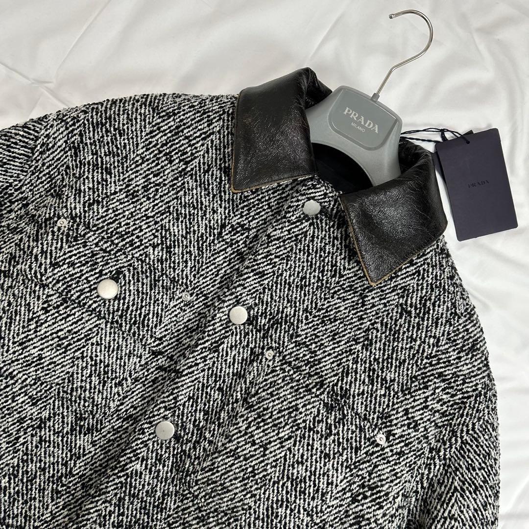 未使用品 24AW PRADA プラダ ウールブレンド セットアップ
