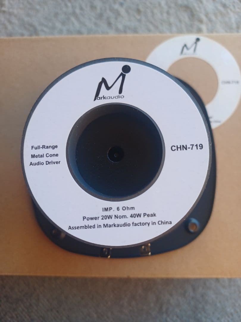 マークオーディオ10cmフルレンジユニット