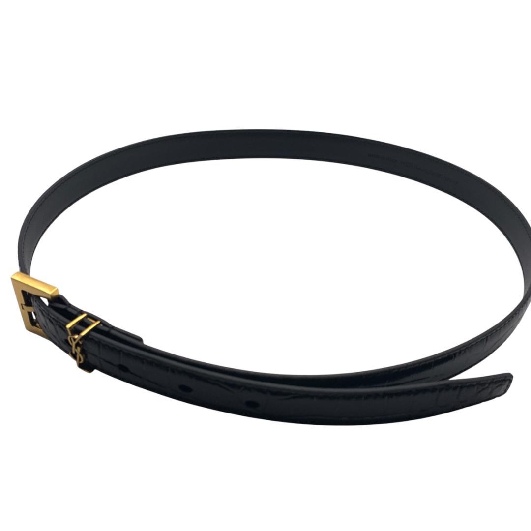 美品★YSL イヴサンローラン　細いベルト79-89cm