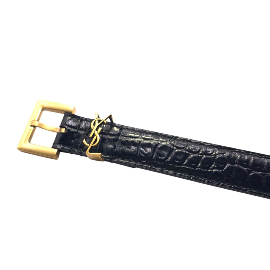 美品★YSL イヴサンローラン　細いベルト79-89cm