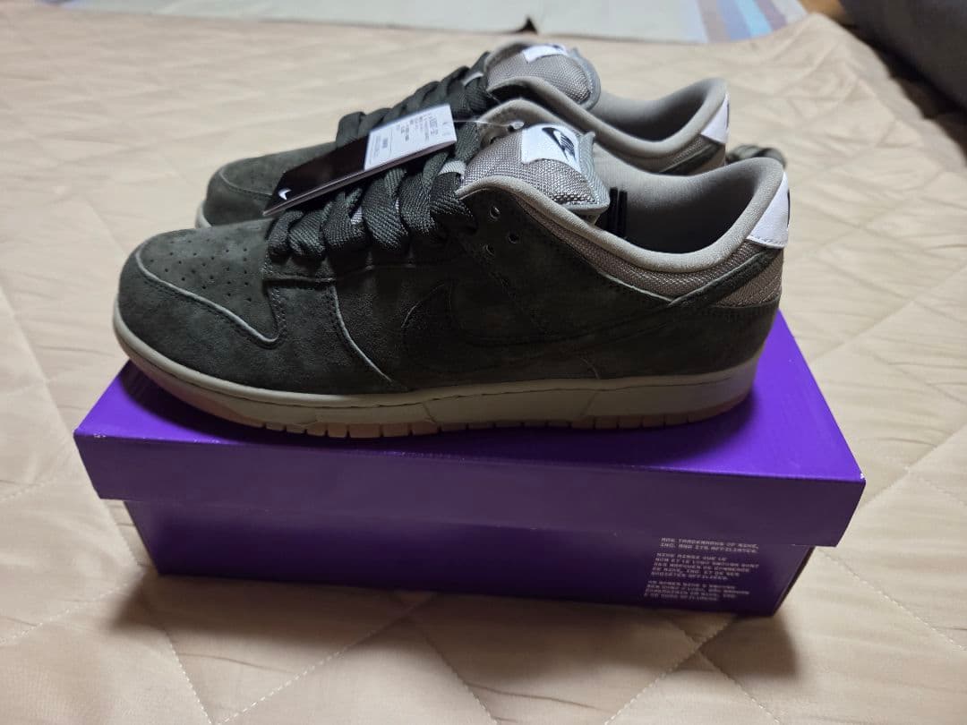 靴 Nike sb dunk low pro sequoia light army