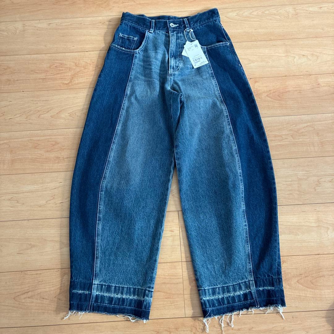 リメイクライクコントラストデニム ADAM ET ROPE' FEMME