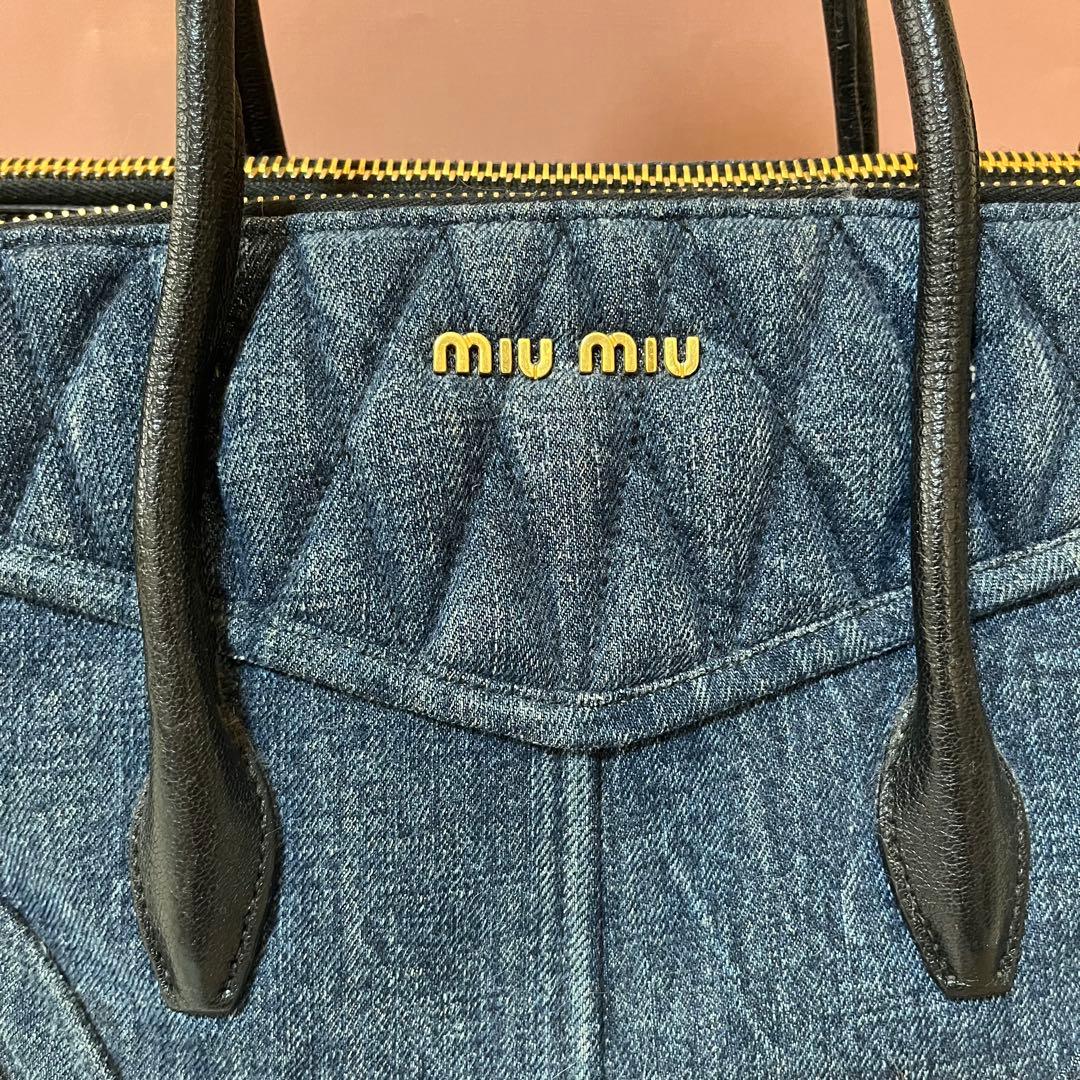 miumiu❤️ミュウミュウ 3wayデニムトートバッグ