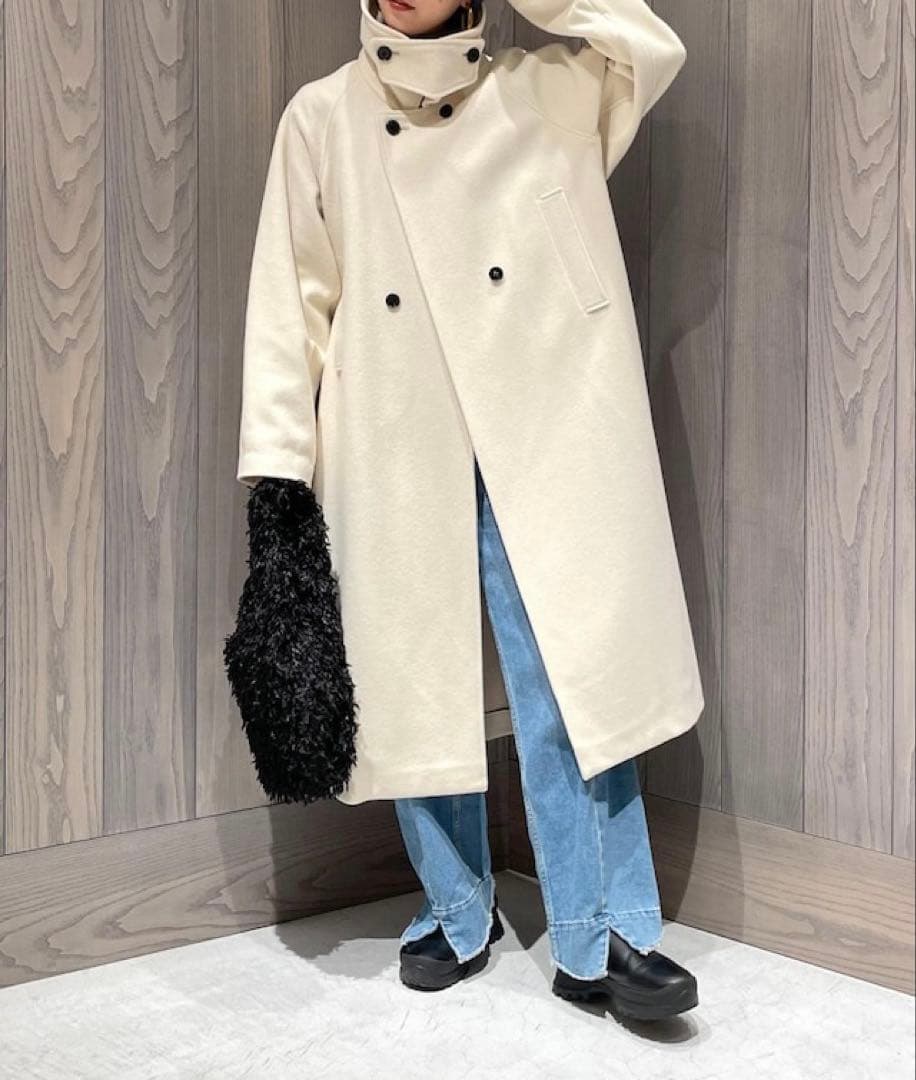 ADAM ET ROPÉ ルーズフィットアジャストデニム サックス 38