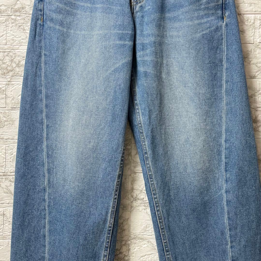 ADAM ET ROPÉ ルーズフィットアジャストデニム サックス 38