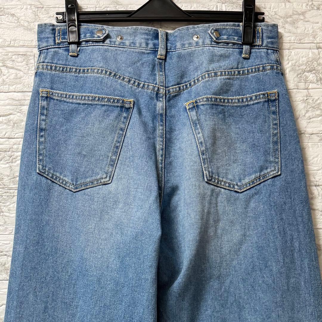 ADAM ET ROPÉ ルーズフィットアジャストデニム サックス 38