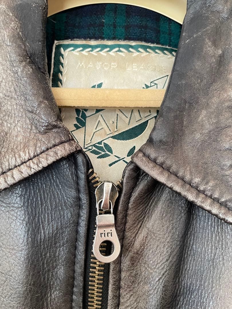 Gerald 購入UKレザー ヴィンテージシングルライダースジャケット