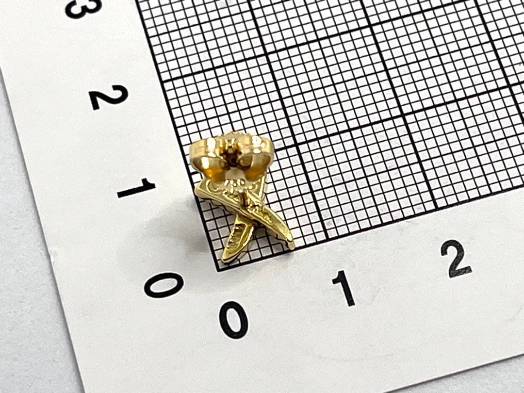 c881 美品　ティファニー　パロマピカソ　K18YG キス　X クロス　ピアス