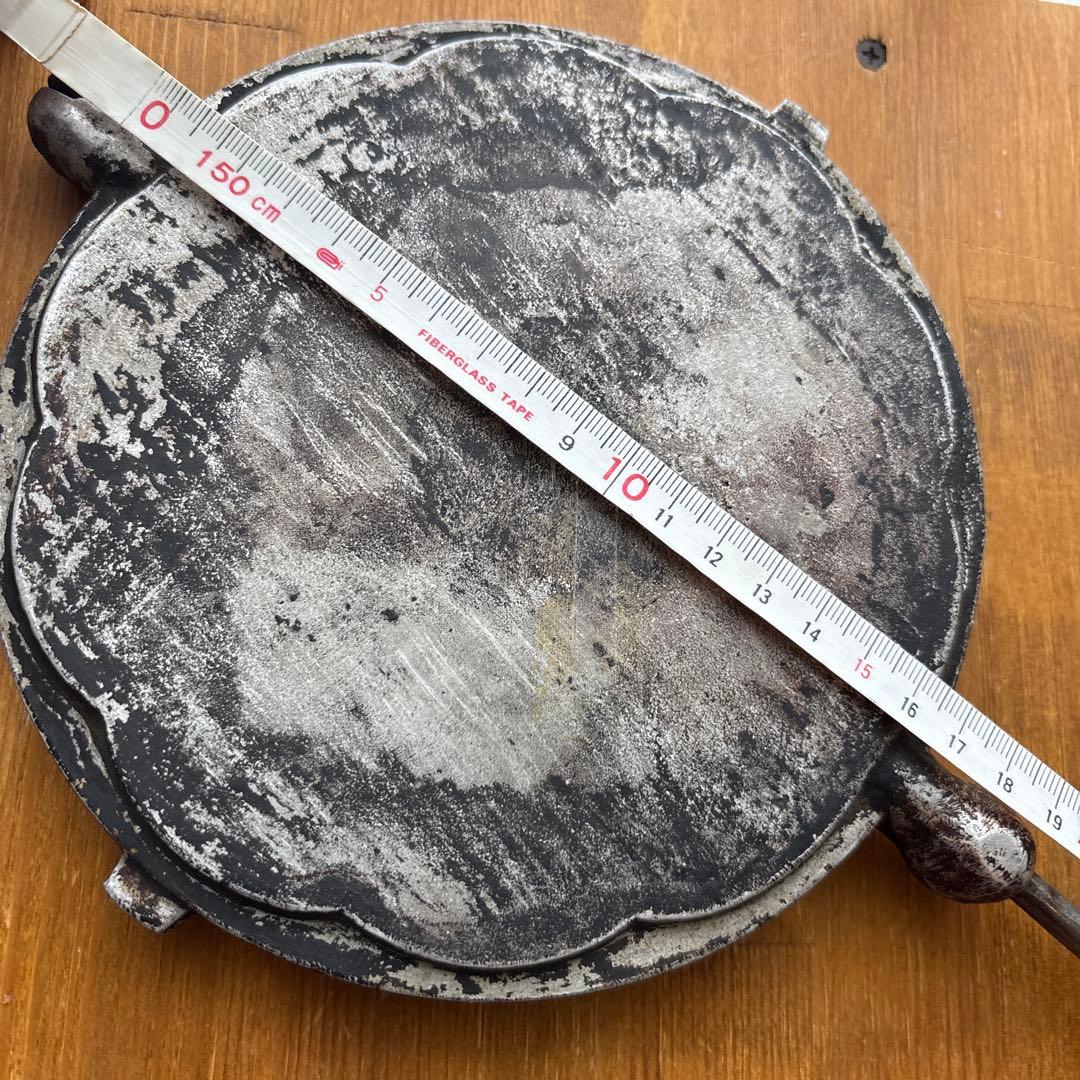 スウェーデン　ワッフル　アンティーク　メーカー　ワッフル型