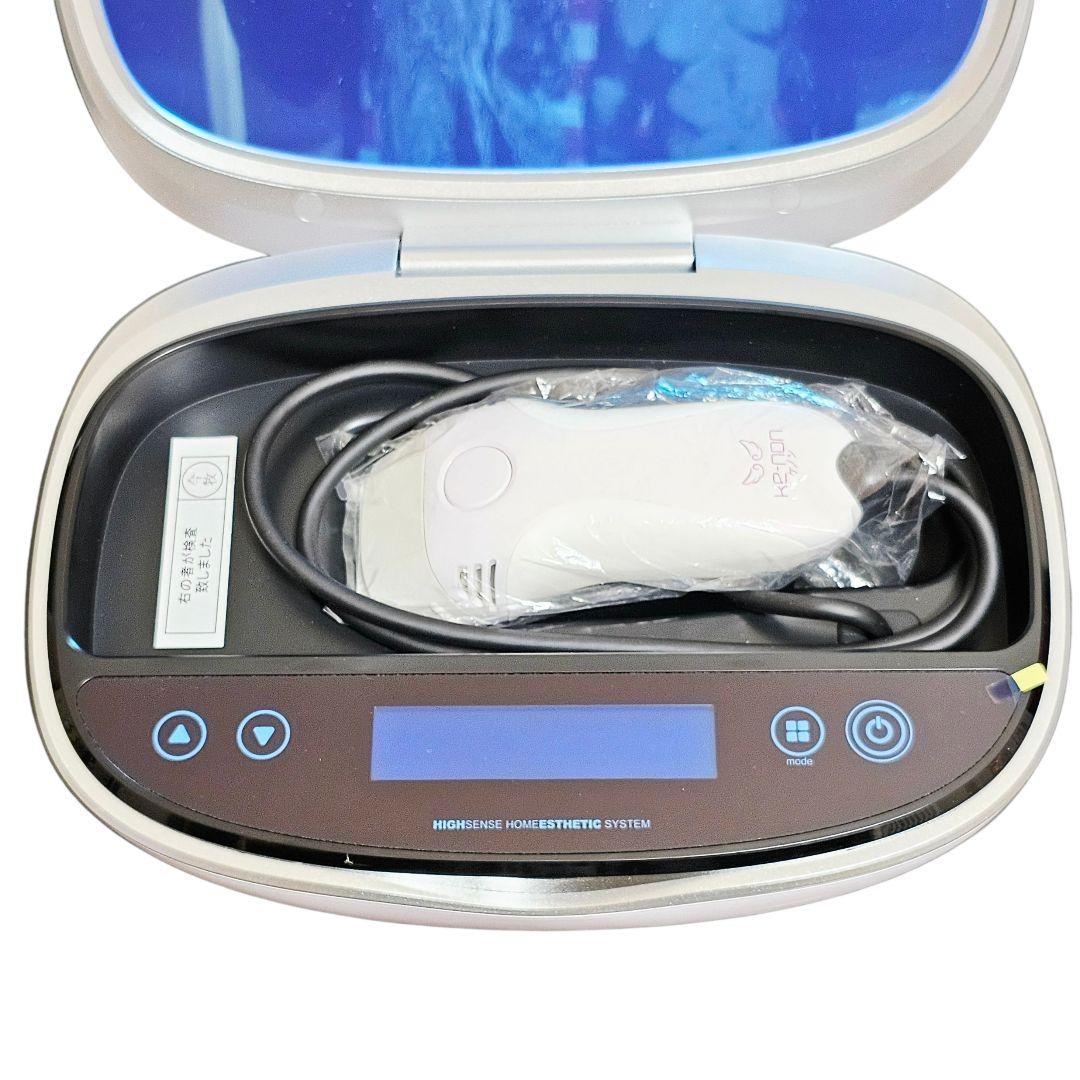 極美品 ケノン レーザー 脱毛器 8.4 パールホワイト KENON