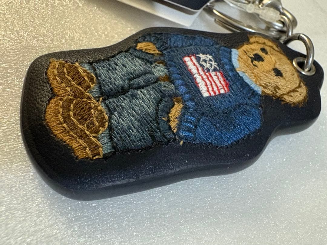 未使用タグ付き　ポロラルフローレン　ポロベアキーリング