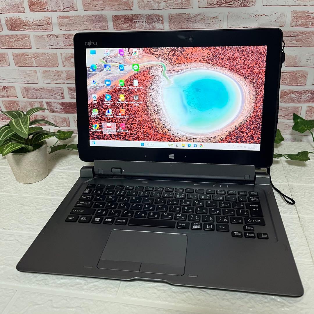 ★タッチパネル美品SSD128GB★Q665/M カメラ ノートPC340