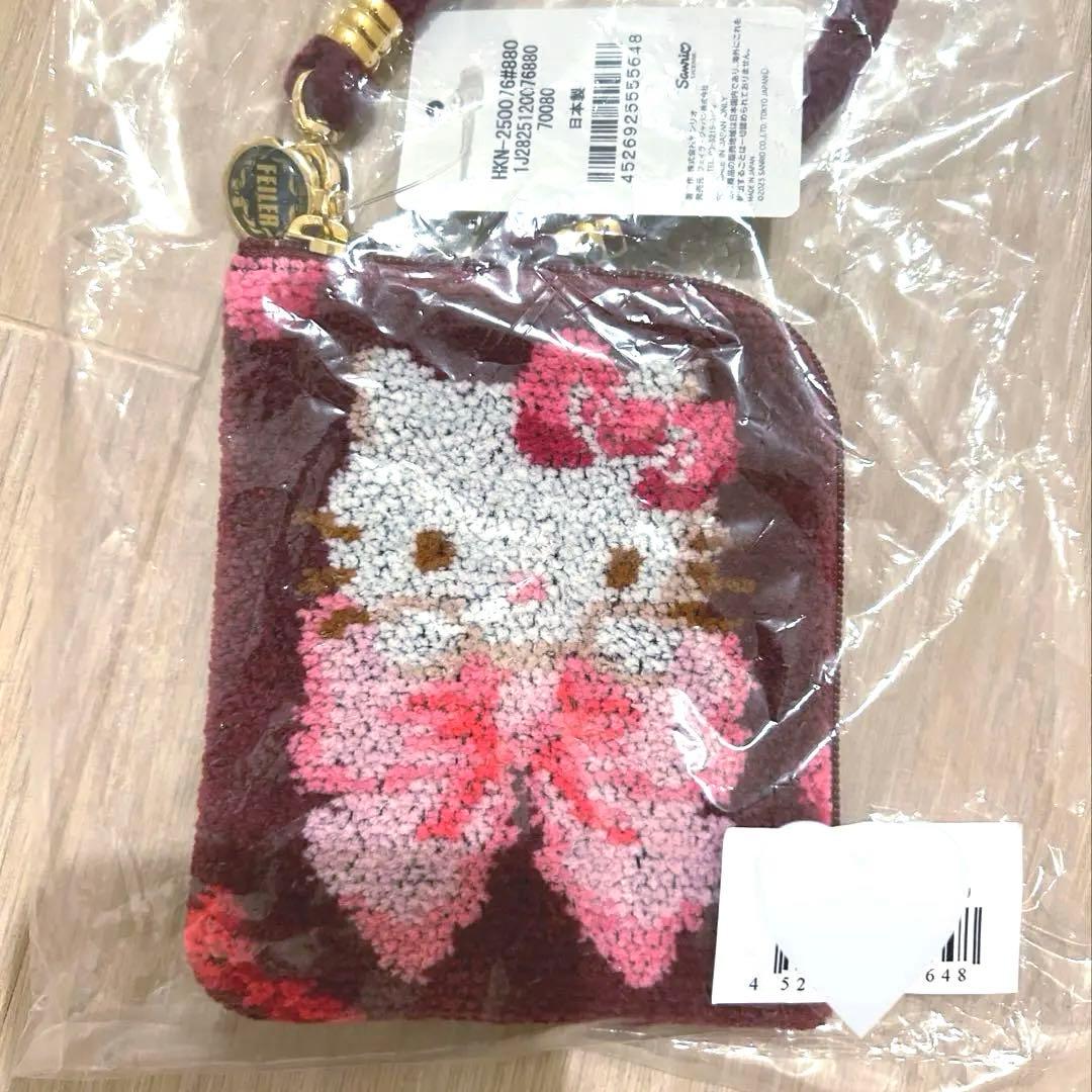 新品未使用☆フェイラー　サンリオ　ハローキティ　サイドポーチ