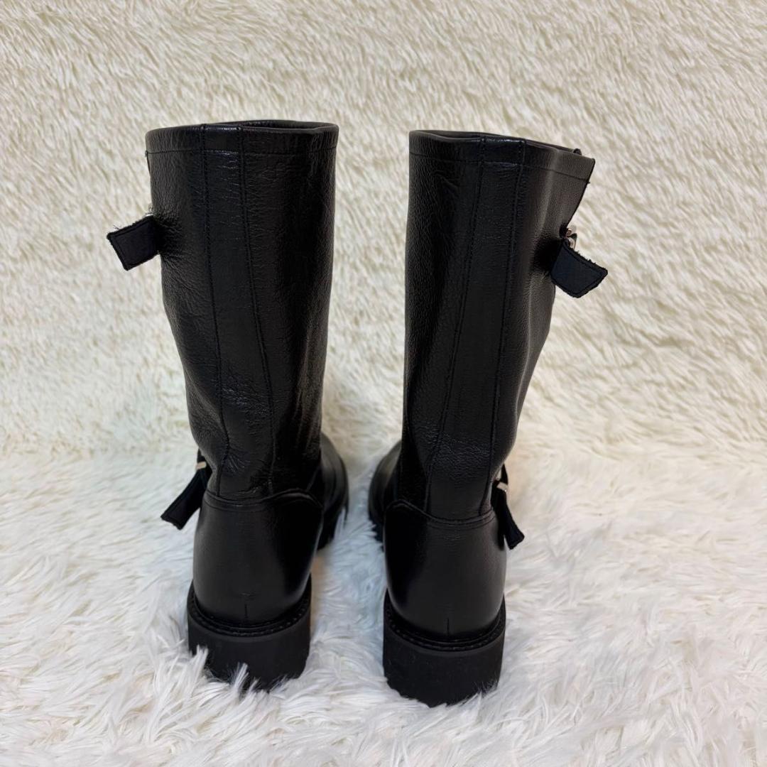 極美品✨ルタロン エンジニアブーツ トラックソール 厚底 軽量 シボ革 LL