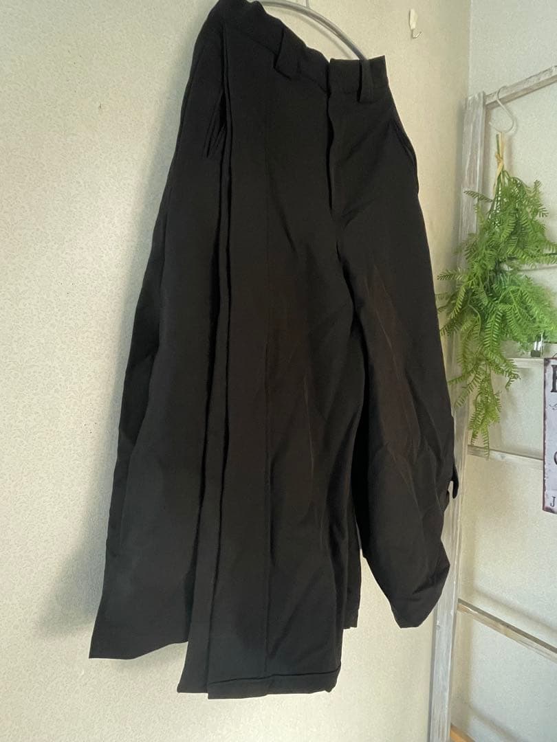 ROSEN-X ローゼンX はかま風パンツ　ユニセックス　サイドスリット　黒