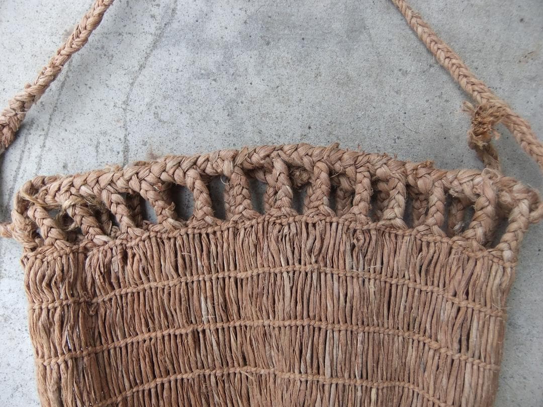 アイヌ民具　編み袋　サラニプ*1