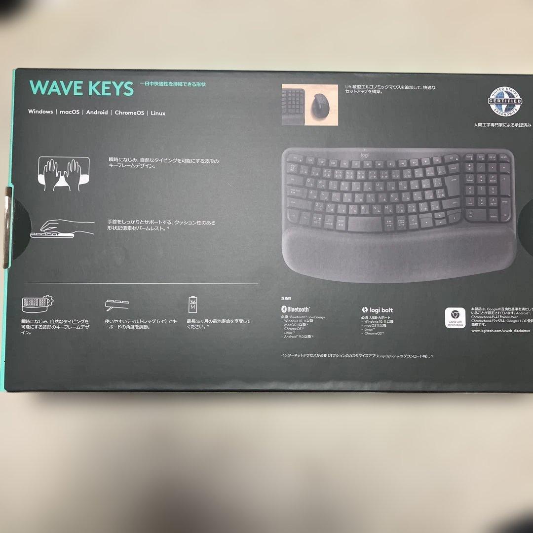 【新品未開封】ロジクール WAVE KEYS K820