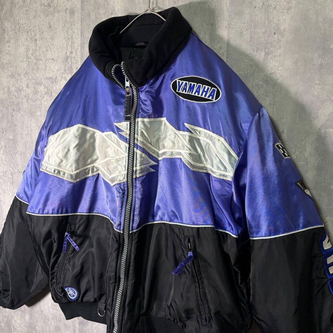 当時物 YAMAHA レーシング ブルゾン 防寒 中綿