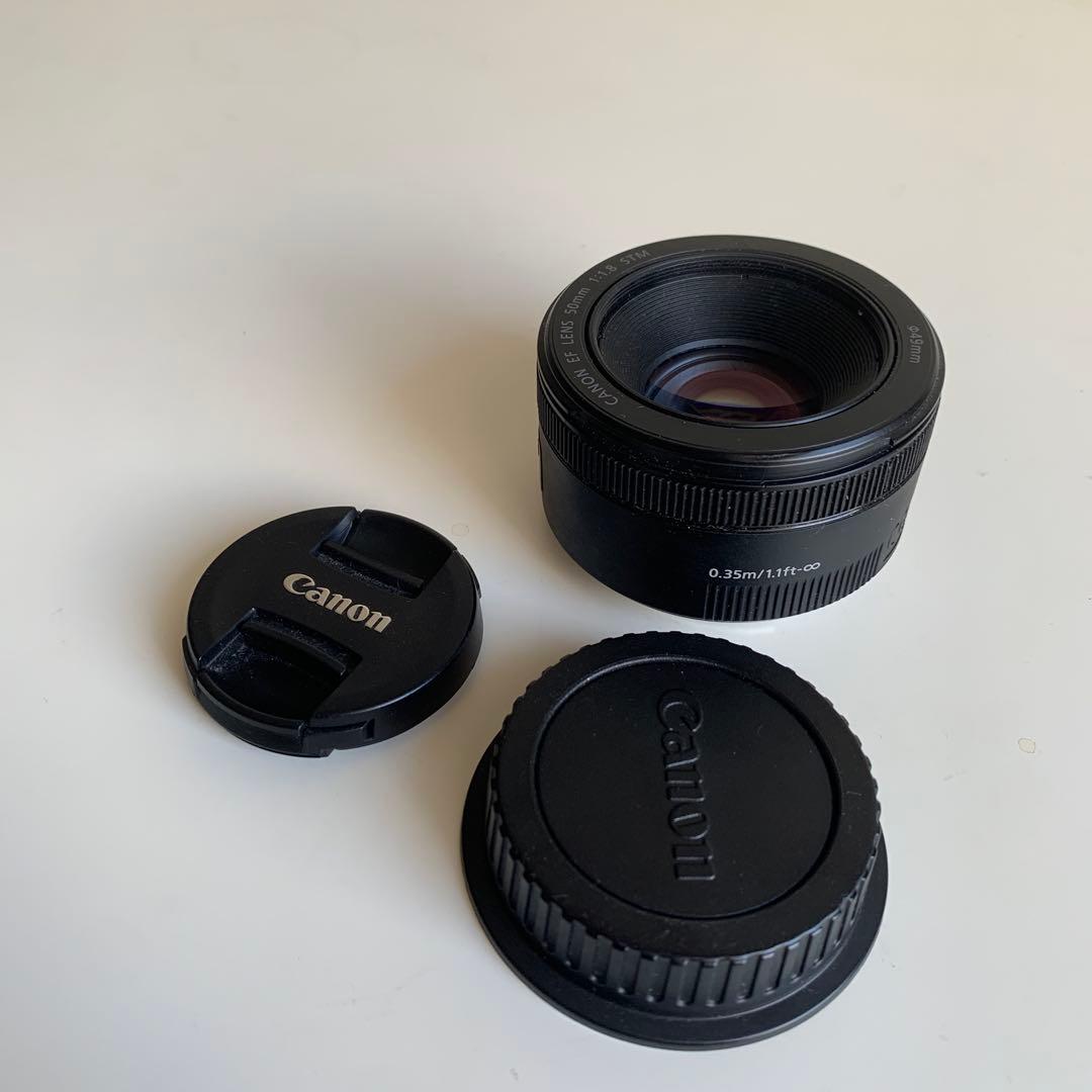 Canon EF 50mm f/1.8 STM 単焦点レンズ 0.35m