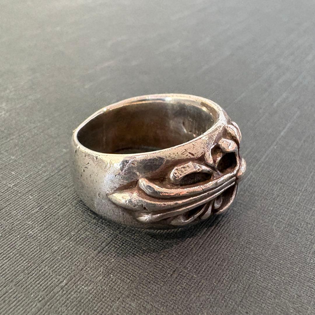 クロムハーツ　フローラルクロスリング　16号