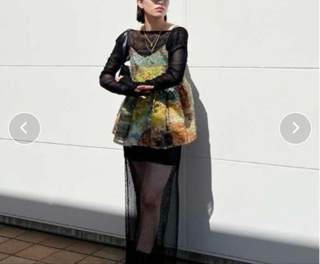 AMERI新品MEDI RACHEL FLUFFY ART CAMISOLE