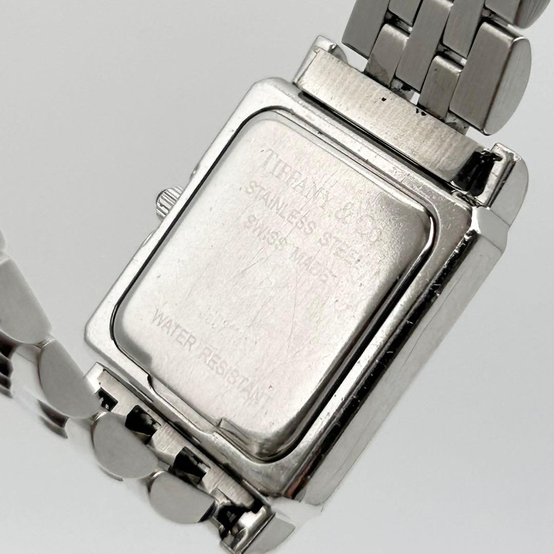 【新品電池 稼働】Tiffany&Co. クラシックスクエア ローマン クォーツ