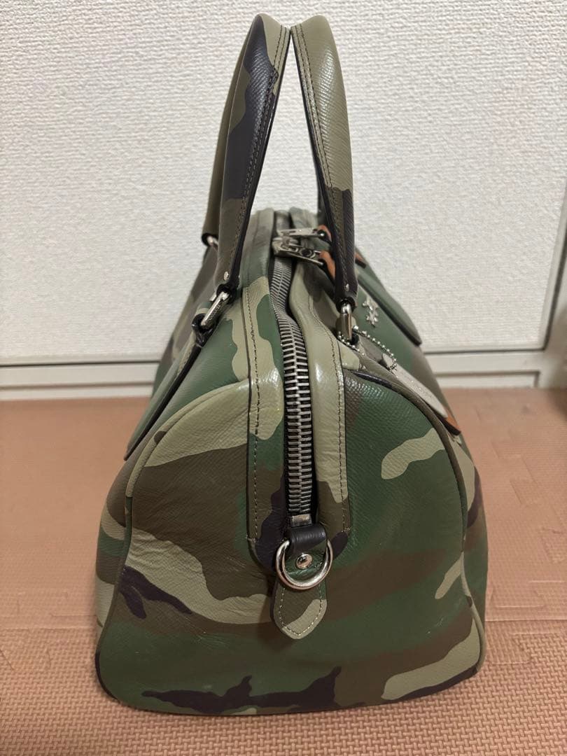 COACHコーチ サリーサッチェル カモフラージュ 2WAYバッグ 迷彩 レザー