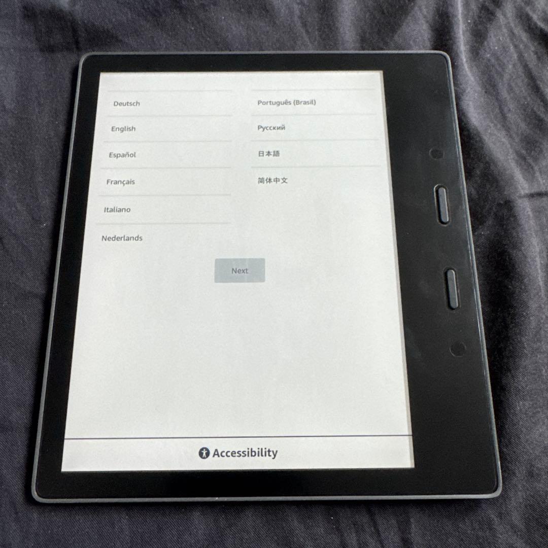 【美品】kindle oasis★色調調節ライト搭載★wifi+4G★32GB