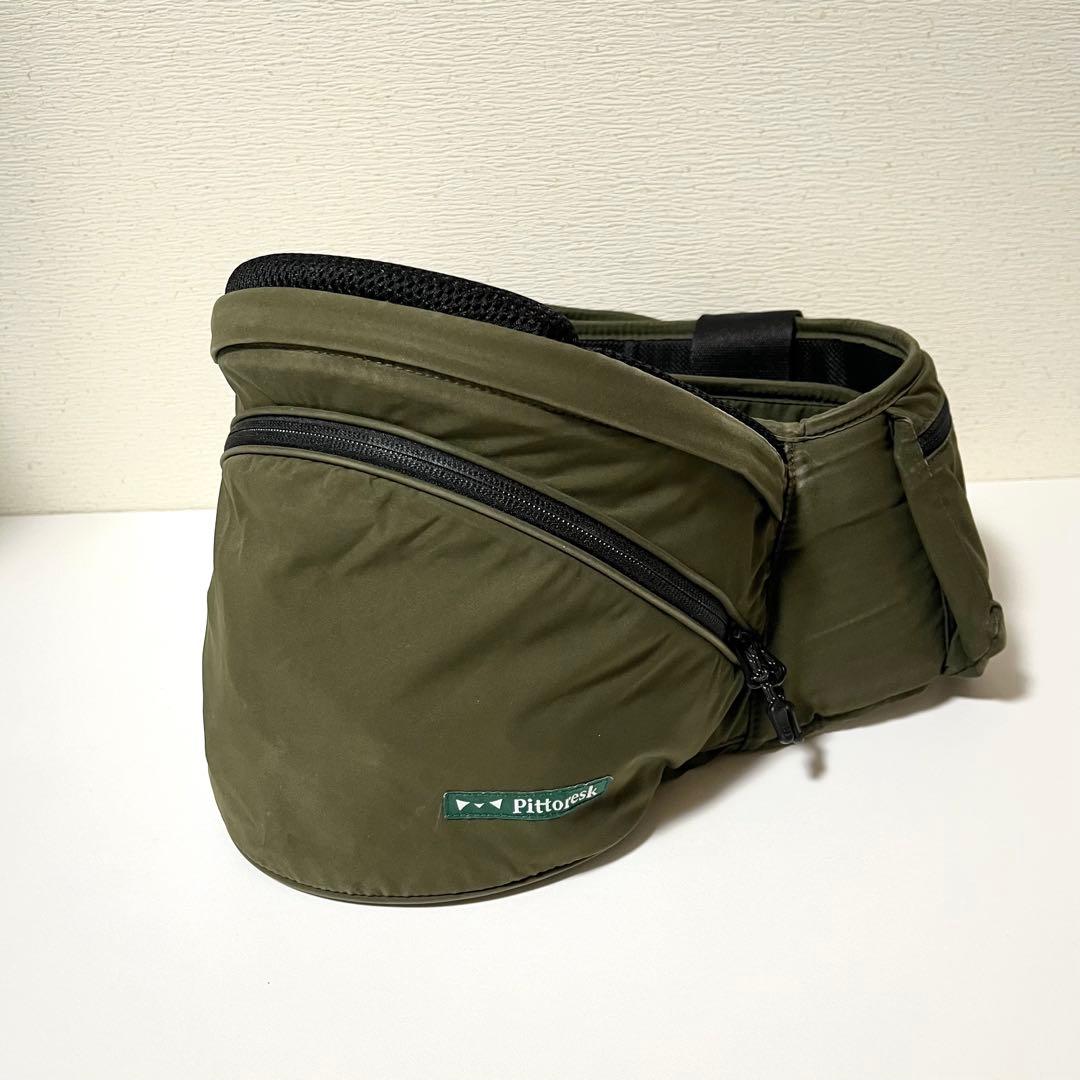 極美品✨ POLBAN ADVANCE ピトレスク ヒップシート オリーブ 緑