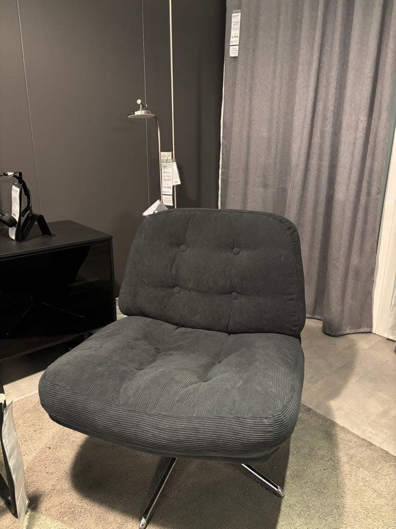 〔新品▼▲未開封〕IKEA ディヴリンゲ 1人掛けソファ回転パーソナルチェア