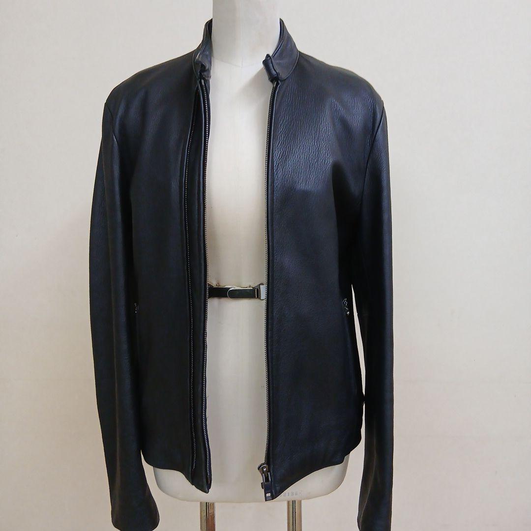 5351POURLESHOMMESシングルライダースジャケットサイズ3