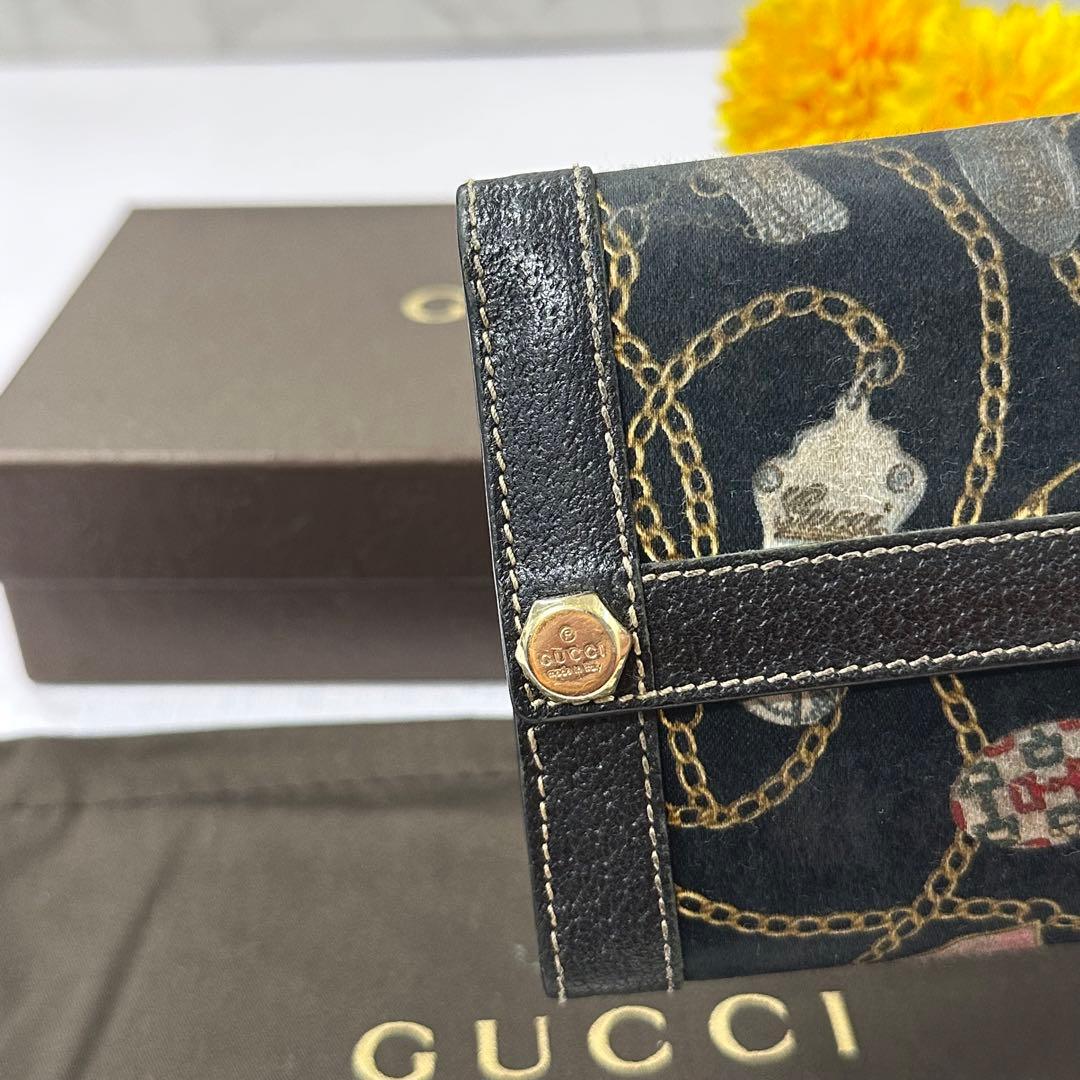 新品同様‼️ 希少　グッチ　GUCCI 財布　長財布　コンチネンタル　ウォレット