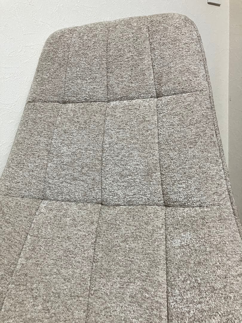 モダンデザイン ベージュファブリック 1人掛けソファ