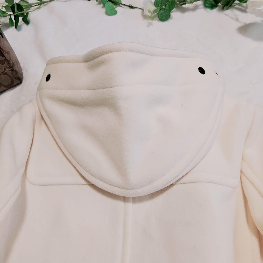 極美品✨MCAFEE ウールメルトン　ロングダッフルコート　オフホワイト　36