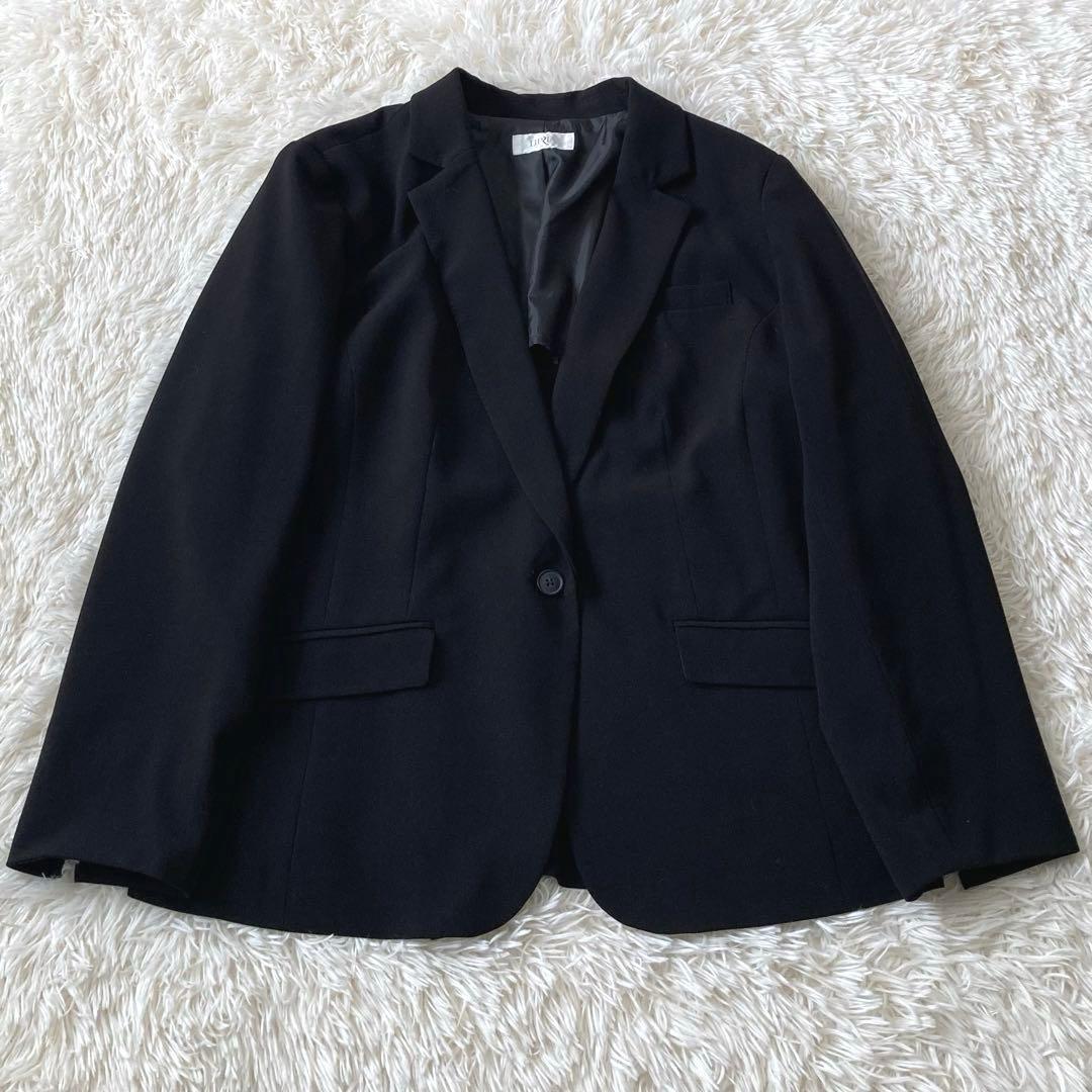 極美品✨　LIPRIA レディース　パンツスーツ　フォーマル　15号　ブラック