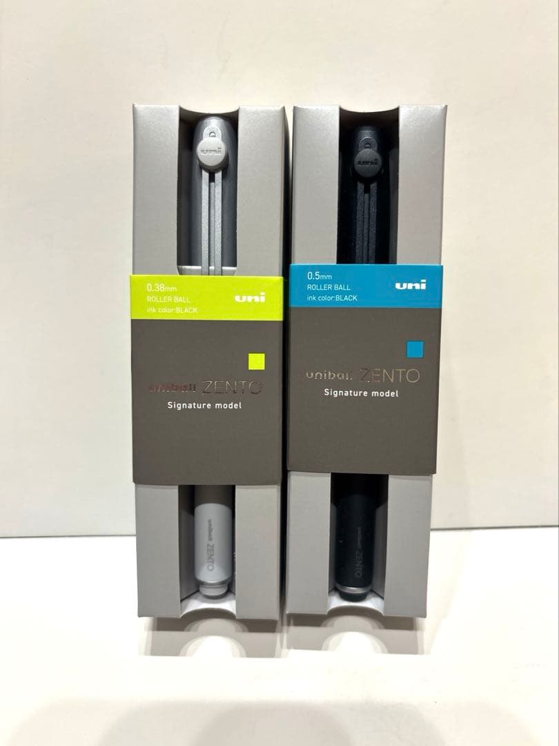 Uniball ユニボール zento ゼント シグニチャー ブラック シルバー