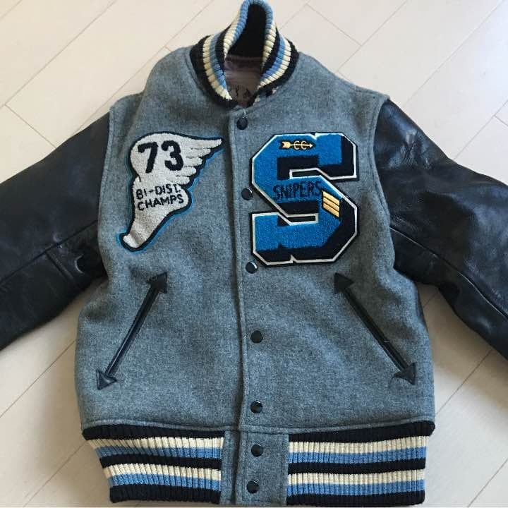 warehouse bodies 袖革スタジャン 東洋エンタープライズ