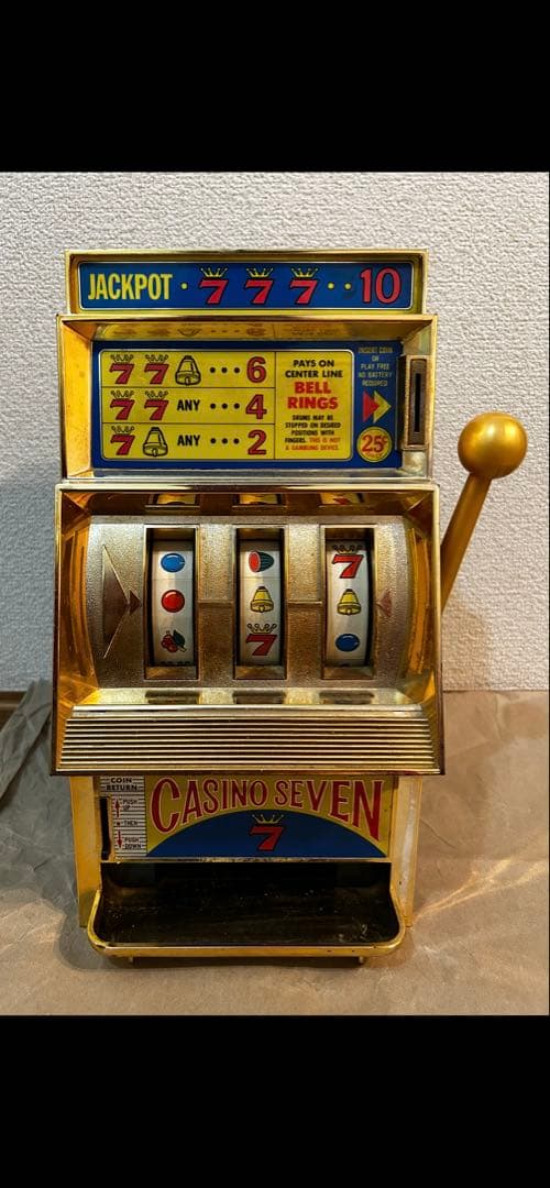 アンティーク　スロットマシン　CASINO SEVEN