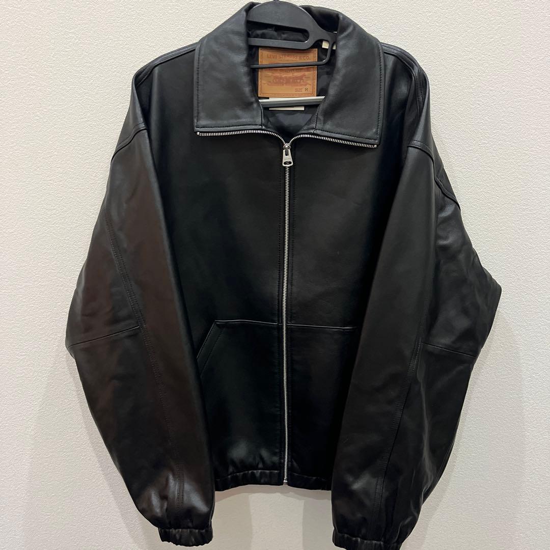 ジャケット・アウター LEVI'S FULLZIP SPORTS LEATHER JACKET