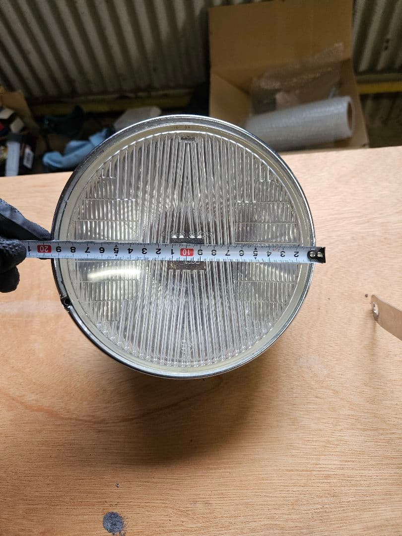 シビエヘッドライト ストーンガード付き