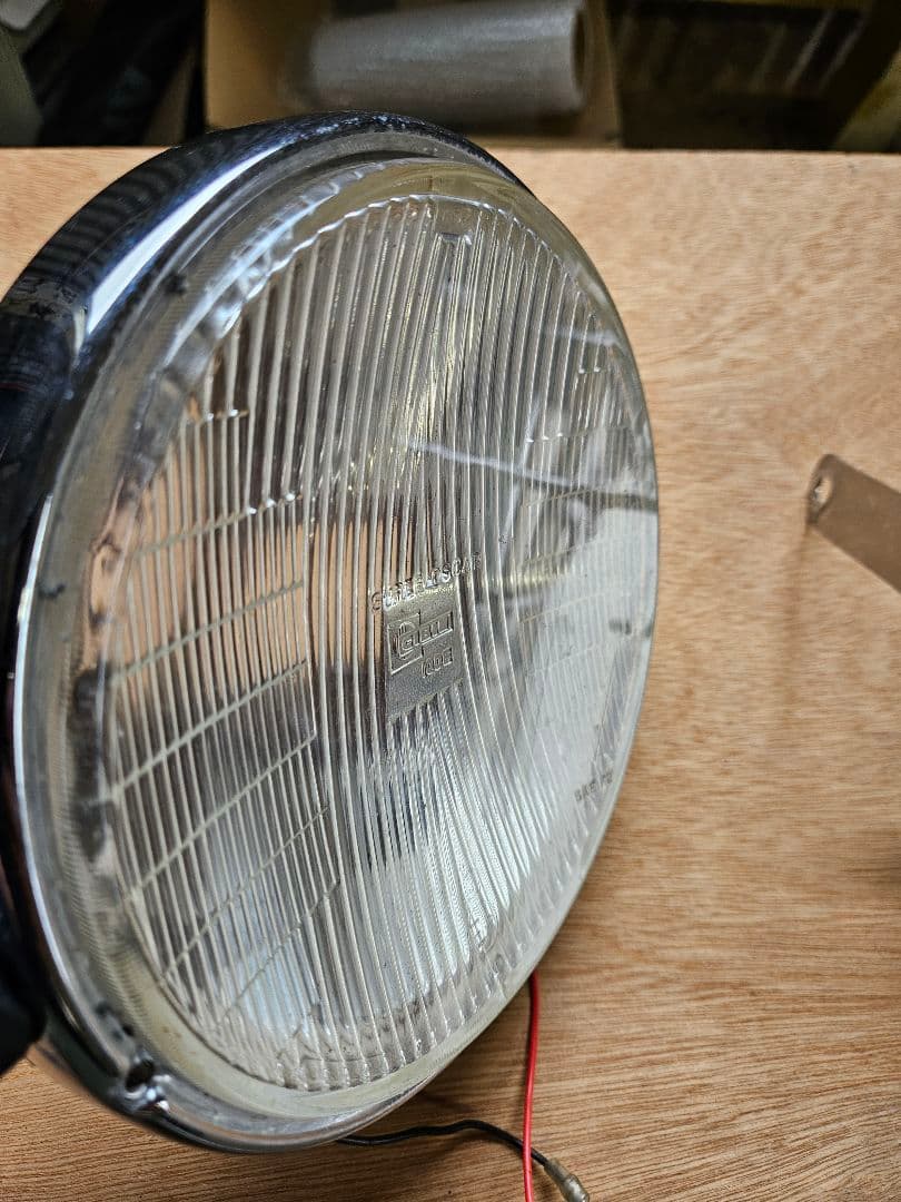 シビエヘッドライト ストーンガード付き