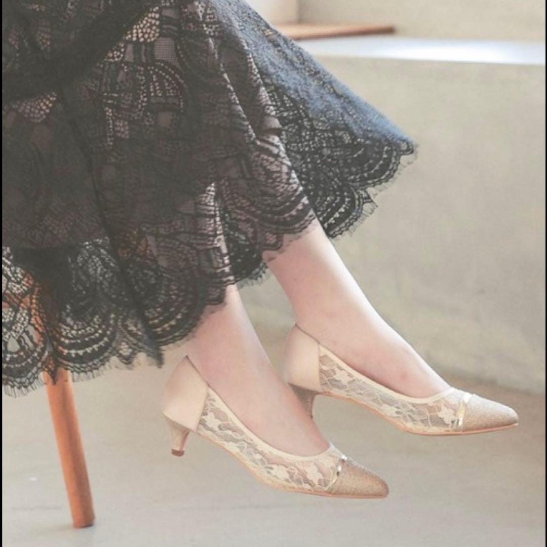 Dorry Doll ドーリードール ラメパンプス・パールハンドルバッグ セット