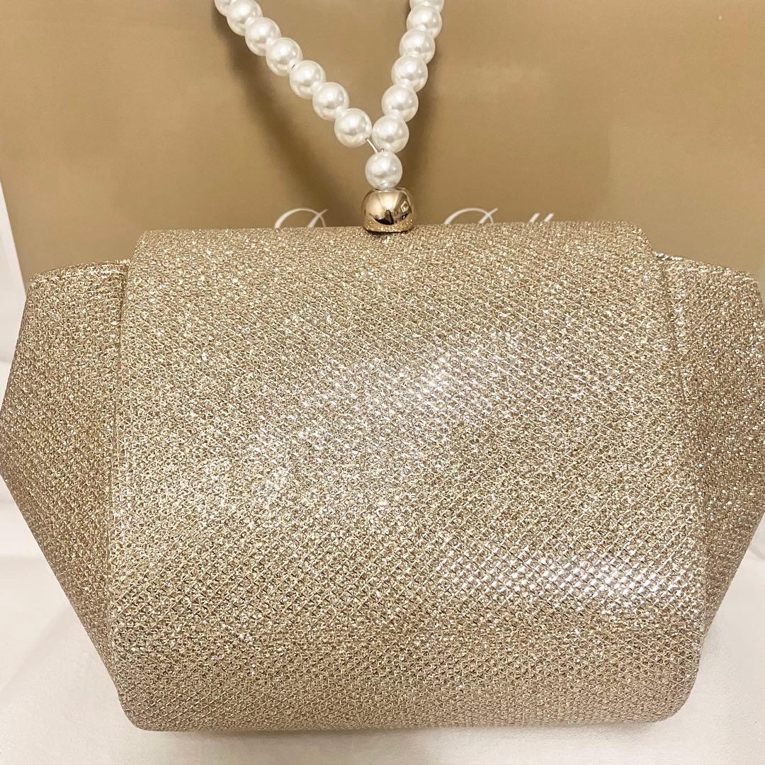 Dorry Doll ドーリードール ラメパンプス・パールハンドルバッグ セット