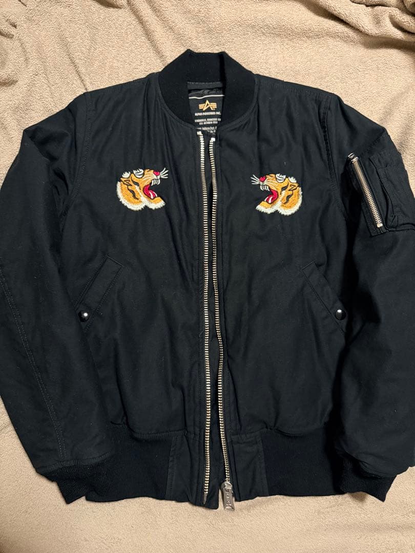 ALPHA USA 虎 ベトナム MA-1 スタジャン スカジャン unisex