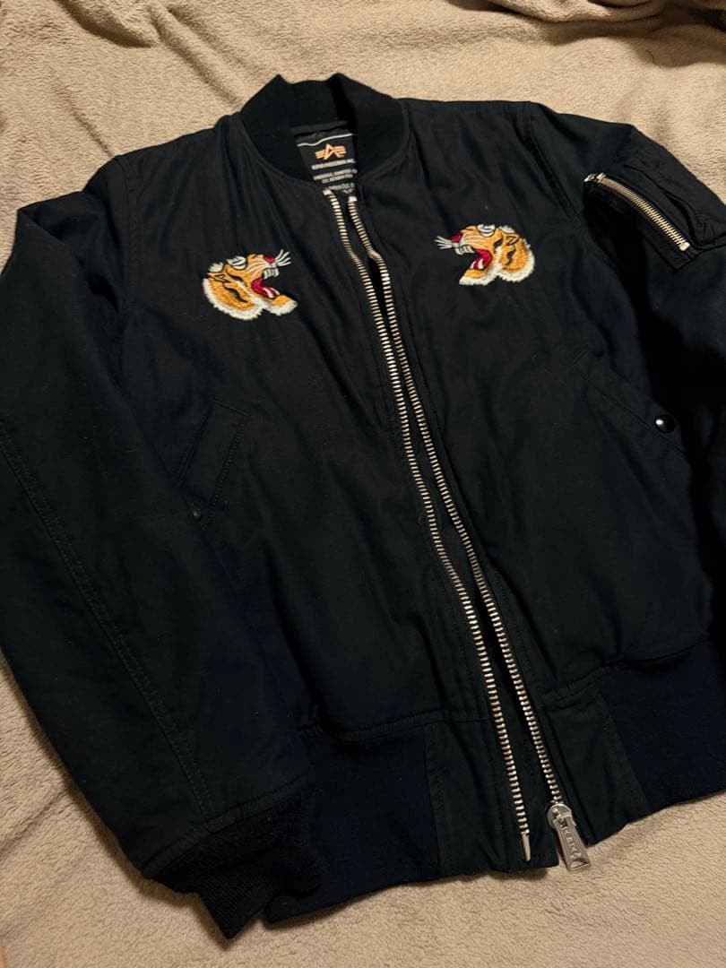 ALPHA USA 虎 ベトナム MA-1 スタジャン スカジャン unisex