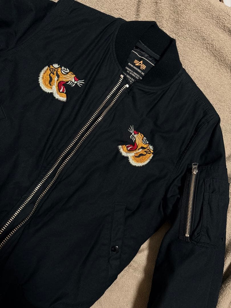 ALPHA USA 虎 ベトナム MA-1 スタジャン スカジャン unisex