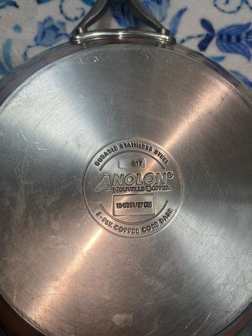 【日本未発売】マイヤー　アナロン　ヌーベルカッパーフライパン2本