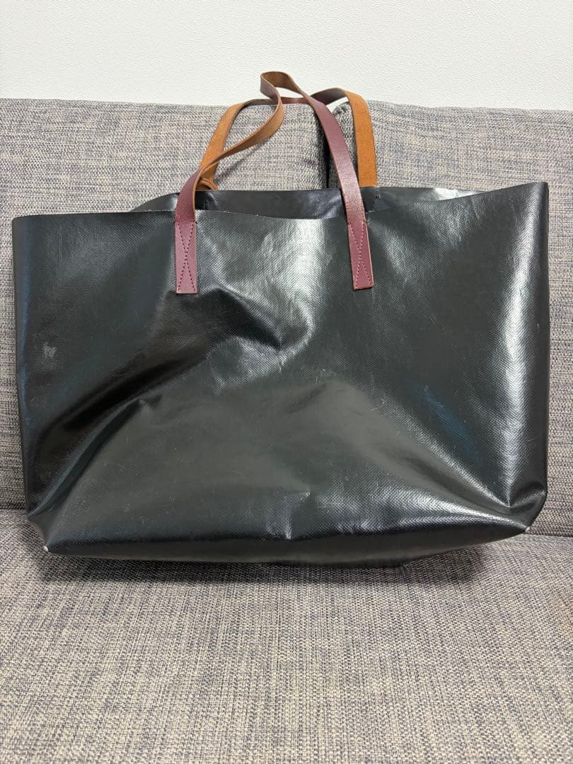 MARNI トートバッグ 黒 レザー